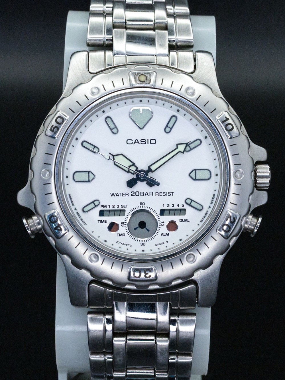 Casio Rare Marlin AD-733 Vintage 40mm Analog/Digital JDM Import Watch